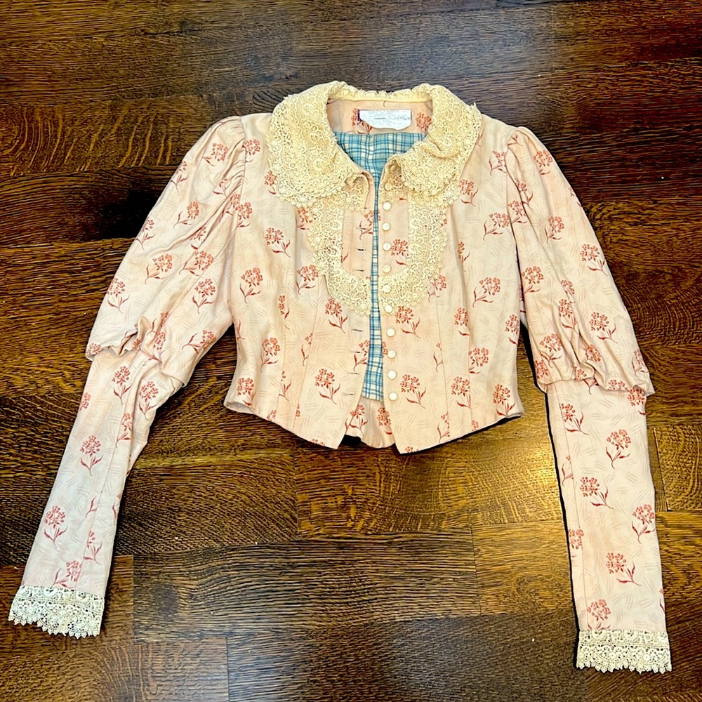 One of a kind RL collection prairie jacket. Sample from 2010.  Rare!!  Size 0